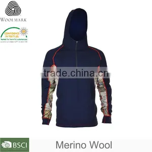Camouflage Fabric Pullover Zip Hoodie and Fitted Sweatshirt Camo Hoodie thumbnail-1