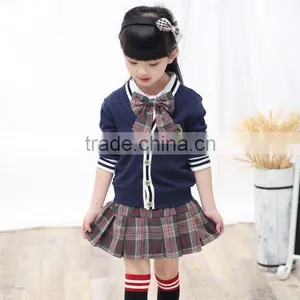 Custom Nice Good Quality Childrens Uniform Supplier Toddler Girl School Uniforms for Boys and Girls thumbnail-4