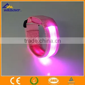 Nylon LED Light Wristbands Led Running Bracelets thumbnail-3