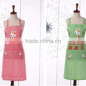 Advertising Promotional Gifts Small White Rabbit Kitchen Apron Custom Anti - Foupler Peach Skin ad Custom Gift Aprons thumbnail-5