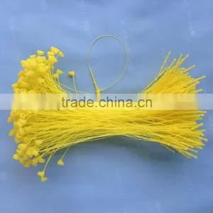 9 Inch PP Yellow Loop Lock Pins for Garments thumbnail-1