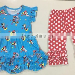 Bulk Wholesale Kids Clothing 2 Piece Outfit Little Girls Boutique Remake Clothing Sets thumbnail-1