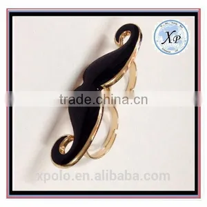 FACTORY PRICE Mustache Dubai Gold Ring Models Men Rings Wholesale thumbnail-1