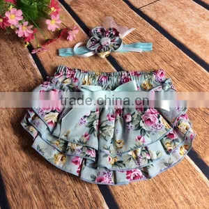 New Arrival Baby Bloomers Wholesale Multi-color Softful Ruffle Bloomers thumbnail-4