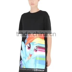 Custom Unisex Rubber Printed Black T-Shirts,100 Cotton O Neck T-Shirts for Men and Women thumbnail-3