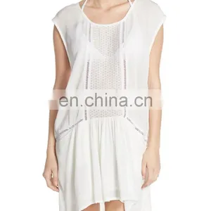 C105 Long Cover-Up Tunic Dress for the Beach thumbnail-1