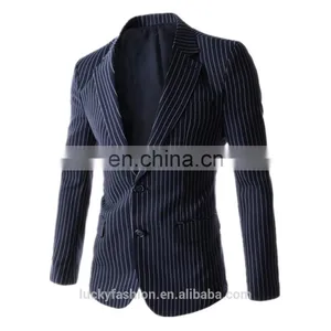 China Jacket Manufacturer Slim Fit Mens Blazer thumbnail-3
