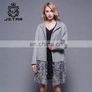 Stand Collar Double-sided Women Winter Long Elegant Coat Ladies Formal Cashmere thumbnail-3