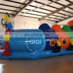 QIQI Newest Cater Pillar Tunnel Toy,46ft Inflatable Clown Tunnel thumbnail-5