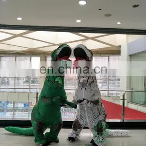 HI 210cm Height Walking Adult Dinosaur Costume Inflatable T-rex Costume thumbnail-1