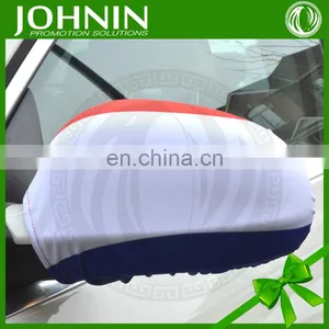 Spandex Polyester Printed Advertising National Flag Car Mirror Cover thumbnail-3
