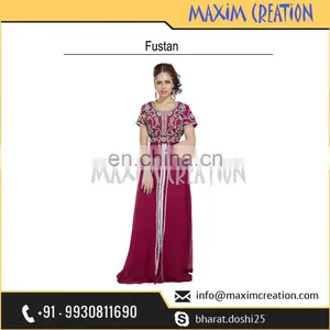 Most Admirable Evening Wear Home Gown Fustan For Arabian Women 6566 thumbnail-1