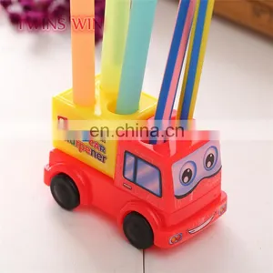 2018 New Cute Stationery Product Mini Truck Design Wholesale Pencil Sharpeners Manual Pencil Sharpener thumbnail-4
