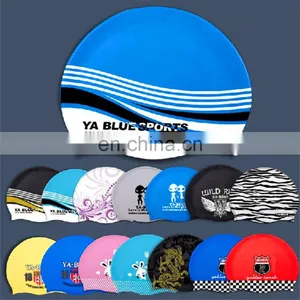 Waterproof 100% Silicone Swim Cap for Canada Swimmers thumbnail-4