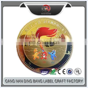Colorful Enamel Custom Metal Gold Challenge Coin thumbnail-1