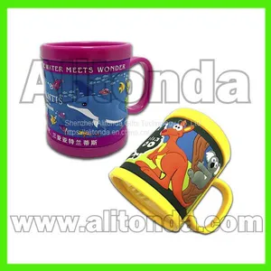 Custom Pvc Children Cartoon Animal Mugs for Promotional Gifts thumbnail-1