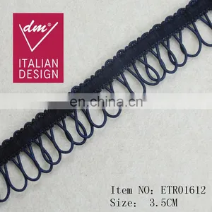 Wholesale Hot Selling Braided Trim With Elastic Tape for Garments thumbnail-1