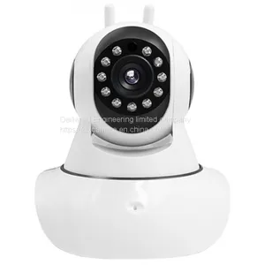 Hotsale Smart 2Mp 1080P Support 64G TF Card Sound Alarm Household Baby Monitor Pan/Tilt WIFI P2P IP IR10M Night Vision Camera Watch via APP thumbnail-1