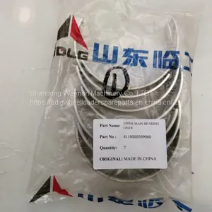 Geunine SDLG LG936L LG956L Wheel Loader Spare Parts 4110000509060 UPPER MAIN BEARING LINER thumbnail-2
