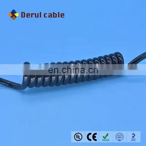 Spiral Coiled Cable Cnc Spiral Cable Spiral Extension Cable thumbnail-2