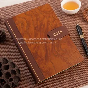 2020 New 6 Ring Bind Notebook Custom a5 Planner Kraft Diary Calendar Card Holder Logo Printing Notebook thumbnail-5