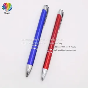 Hot Selling Custom Ball Point Metal Click Pen Logo Printed Laser Engraving Logo Pen For Sale thumbnail-1