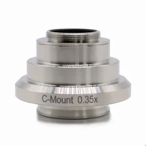 0.35X 0.55X 0.7X 1X Standard Reduction Relay Lens Microscope Camera C-mount Adapter for Leica Trinocular Microscope thumbnail-4