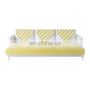 Hot Selling Woven Stripe Pattern Sofa Cover Quilted Furniture Protector Non-Slip Sofa Cover Stretch for Home Decoration thumbnail-4