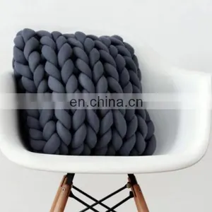 Square Pillow Couch Decorative Pillow Super Chunky Throw Pillow,Home Decor thumbnail-5