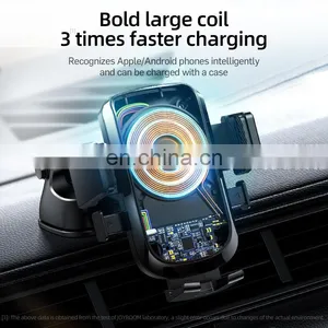 JOYROOM Usb Car Charger Holder Wireless Car Charger thumbnail-4