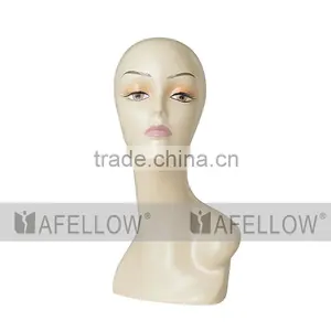 Cheap Head Mannequin Female Realist Display Hair Mannequin H1099 thumbnail-2