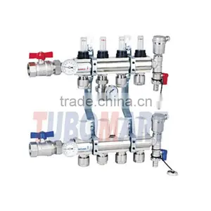 Floor Heating Systems Manifold Type Brass Water Manifold thumbnail-4