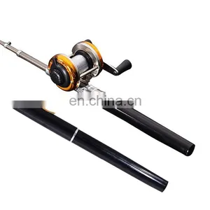 Factory Wholesale Lightweight Telescopic Mini Pen Ice Fishing Rod Reel Combo Set, Small Pocket Pen Rod Fishing Set thumbnail-1