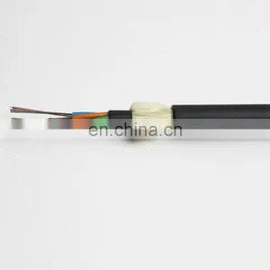 China Manufacture OEM LOGO ADSS Span 100/200/400m G.652D Monomodo 24 Hilos Outdoor Cable Fibra Optica for Aerial thumbnail-1