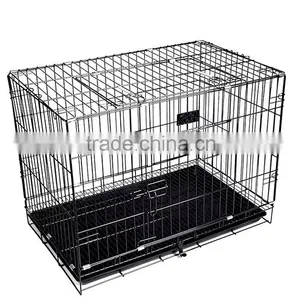 High Quality Square Metal Pet Cage for Dog or Cat thumbnail-1