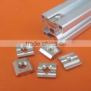 2020-m5 M5-20 M5 T 20 Series Aluminum Slider Nut Groove 6 Galvanized Steel Aluminum Parts thumbnail-1