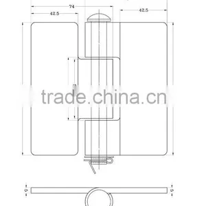 01502 Hinges Semi-trailer Body Hinges thumbnail-6