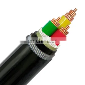 LV Under Armoured 35mm 4 Core 50mm Xlpe Insulated PVC Sheath Steel Tape Steel Wire Armored Power Cable Price thumbnail-3
