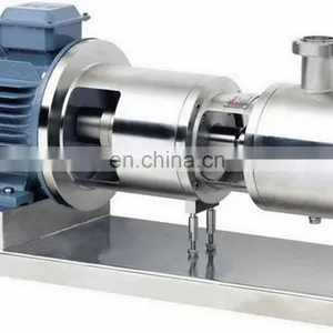 3 Stage Inline High Shear Emulsifier/mixer/homogenizer/pump for Food thumbnail-2