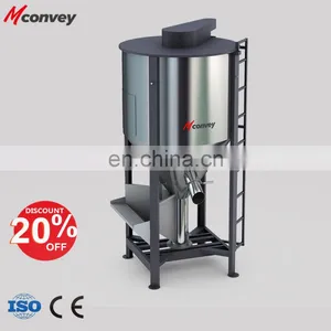 CE Standard 304 Stainless Steel Plastic Granules Mixing Machine Plastic Pellets Mixture Vertical Plastic Mixer P10 Machine thumbnail-1