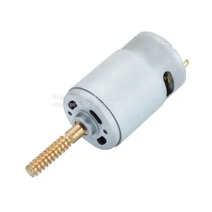 12v Rs550 dc Motor With Worm for Electric Hand Drill for Lawn Mower thumbnail-1