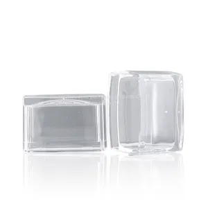 Spot 30ml Square Liquid Foundation Bottle Thick Bottom Cosmetics BB Isolating Cream Bottle 30ml Square Lotion Glass Bottle thumbnail-4