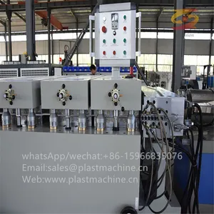 PVC WPC KITCHEN BATHROOM CABINET BOARD MACHINE, FURNITURE BOARD EXTRUDING MACHINE, DECORATION BOARD EXTRUSION MACHINE thumbnail-3