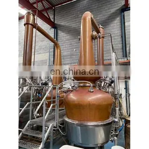 Rum Vodka Gin Distiller Alcohol Distillation Plant Equipment Copper Still thumbnail-4