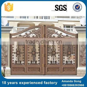 China Supplier Best Selling Wholesale Wrought Iron Main Swing Gate Designs thumbnail-5