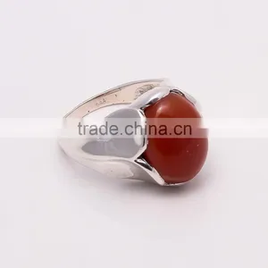 RED ONYX RING ,925 Sterling Silver Jewelry Wholesale,WHOLESALE SILVER JEWELRY,SILVER EXPORTER,SILVER JEWELRY FROM INDIA thumbnail-2