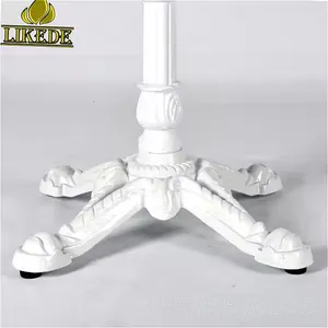 Classic Antique Western Style Cast Iron Marble Table Base Adjustable Dining Table Legs for Apartment Use thumbnail-5