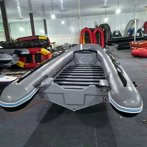 Inflatable Boat 6M With Rigid Hard Aluminum Whole Bottom, 100Hp Engine and Driving Controller for Security and Navy thumbnail-1