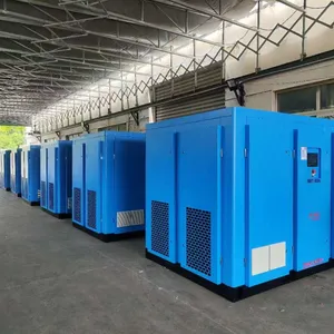 Two-stage Permanent Magnet Variable-frequency Screw Air Compressor, Low Rotational Speed and High Gas Output Capacity thumbnail-1