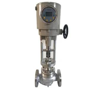 Stainless Steel Electric Diaphragm Globe Valve Water Flow Steam Regulating Proportional Control Globe Valve thumbnail-3